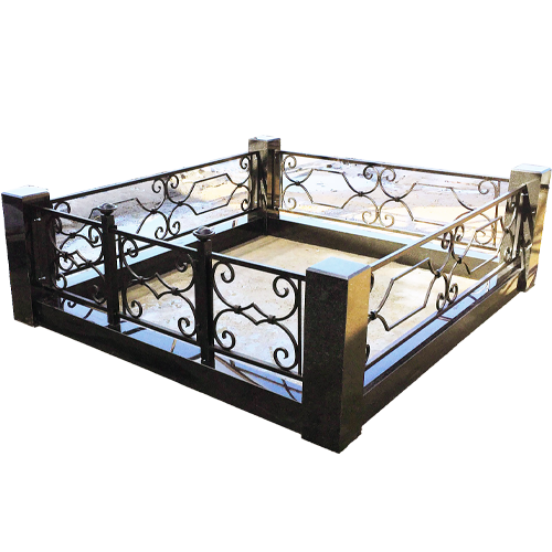 Надгробное сооружение Комплекс из гранита с коваными элементами Венера