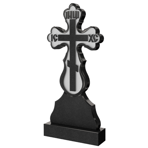 Крест объёмный с резным контуром, К-16