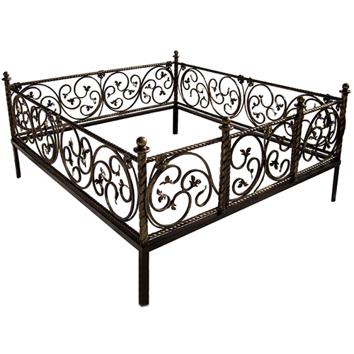 Ограда на кладбище кованая Элегия КИ-73